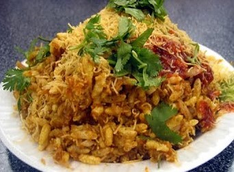 image of samosa bhel