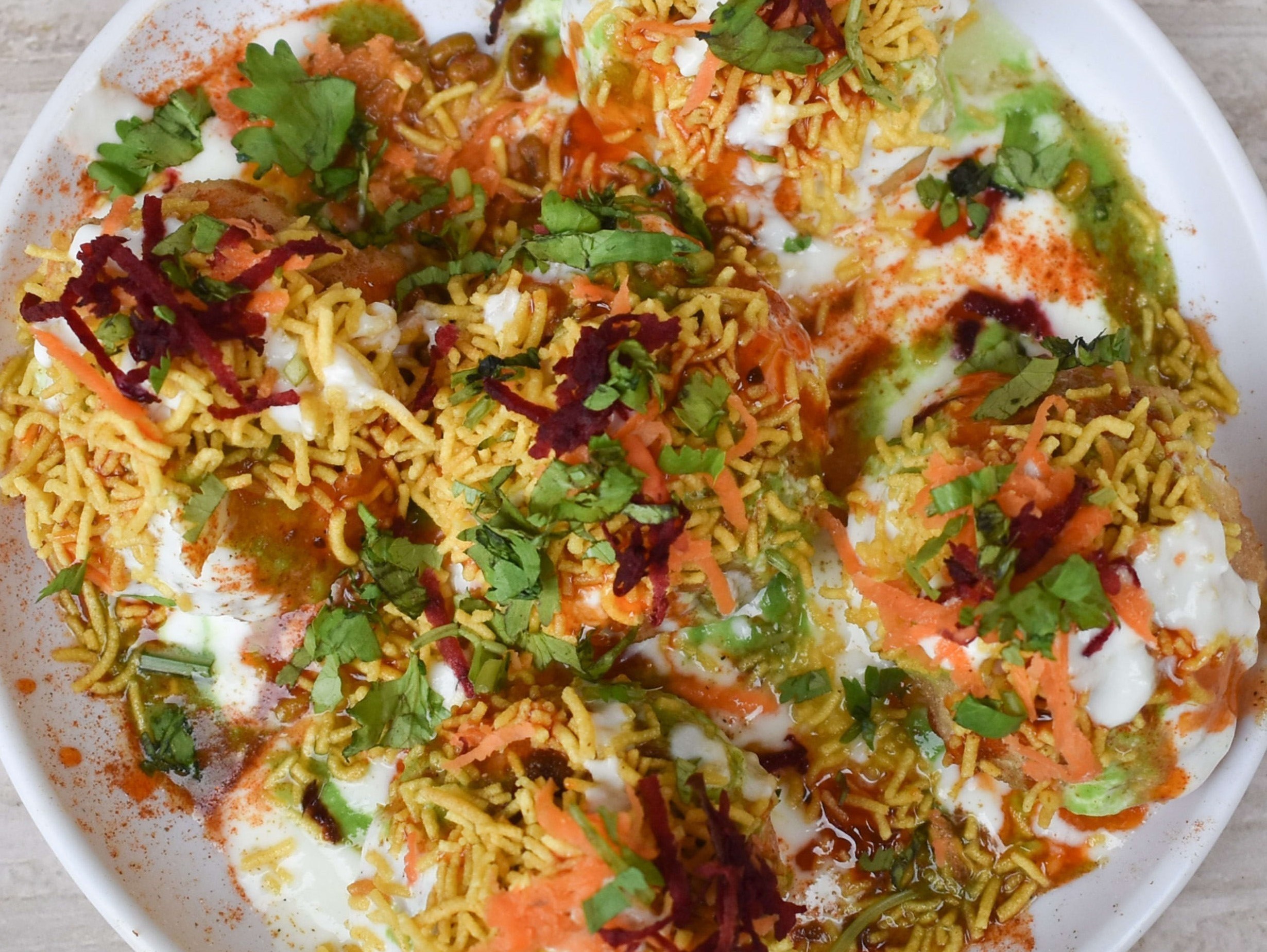 image of samosa chaat